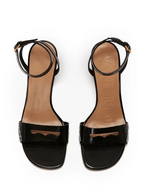 JW Anderson tassel-heel leather sandals - Black - zdjęcie produktu nr 2