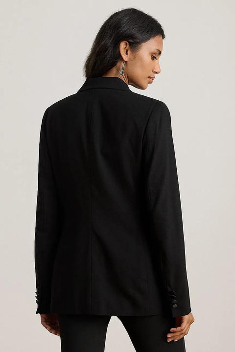 Lauren Ralph Lauren marynarka kolor czarny dwurzędowa gładka 200979959 - zdjęcie produktu nr 2