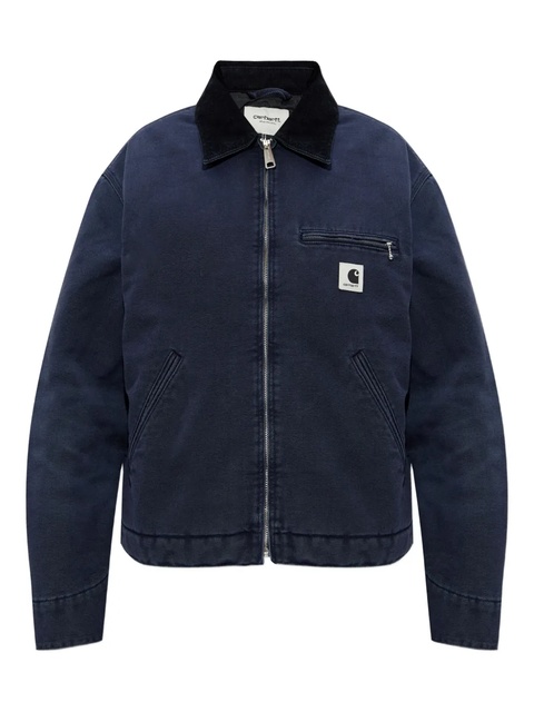 Carhartt WIP zip-fastening logo-patch jacket - Blue - zdjęcie produktu nr 1