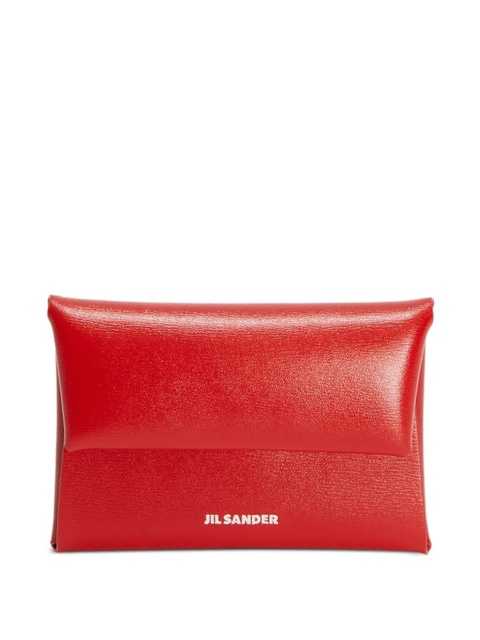Jil Sander folded card holder - Red - zdjęcie produktu nr 1