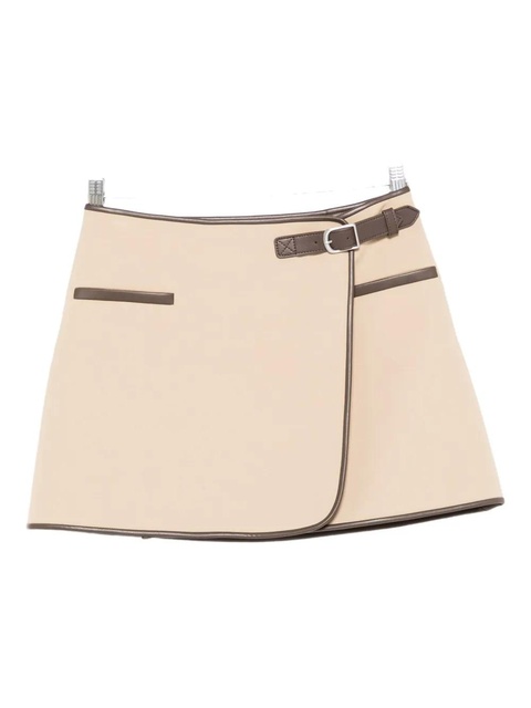 Simkhai Sheridan buckled mini skirt - Neutrals - zdjęcie produktu nr 1