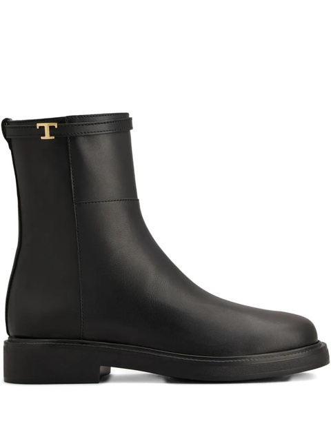 Tod's leather ankle boots - Black - zdjęcie produktu nr 1
