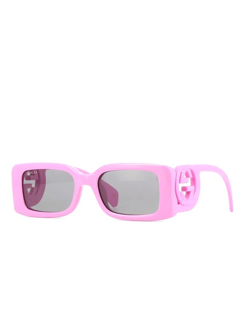 Gucci Eyewear Interlocking G square-frame sunglasses - Pink - zdjęcie produktu nr 1