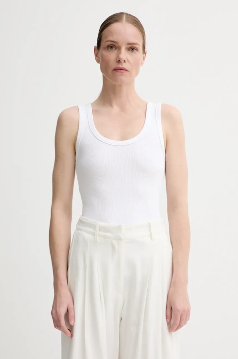 Marc O'Polo top kolor biały 504231150107 - zdjęcie produktu nr 1