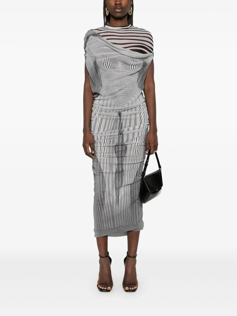 Jean Paul Gaultier The Long Draped Body Morphing maxi dress - Black - zdjęcie produktu nr 1