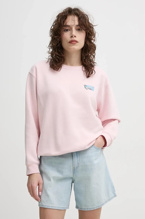 Levi's bluza damska kolor różowy gładka A8800 - zdjęcie produktu nr 1