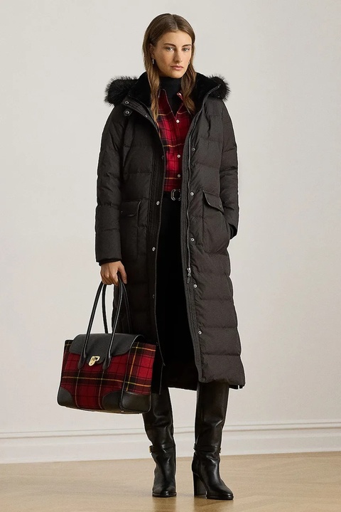 Lauren Ralph Lauren kurtka puchowa kolor czarny przejściowa 297P04092 - zdjęcie produktu nr 1