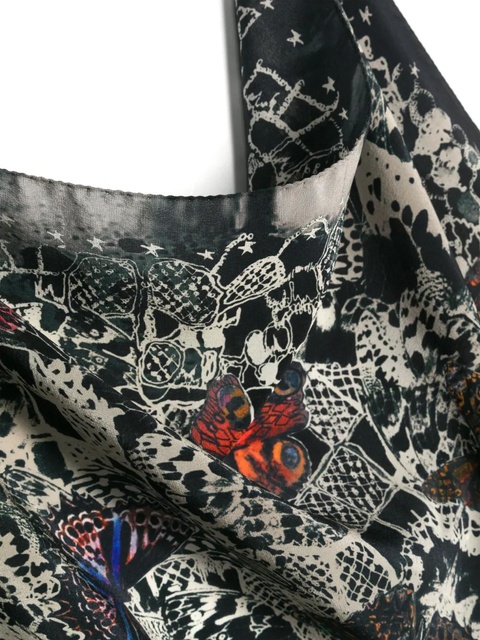 Zadig&Voltaire Blondie 70 organic-silk scarf - Blue - zdjęcie produktu nr 2