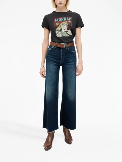 RE/DONE high-rise wide-leg jeans - Blue - zdjęcie produktu nr 2