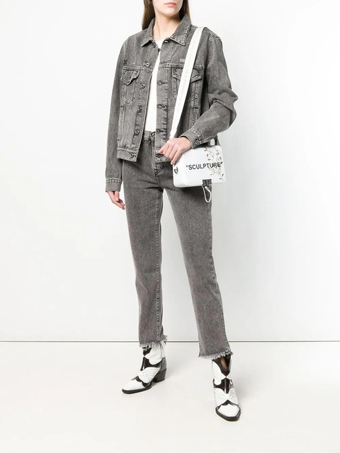 Off-White Sculpture cotton flower print shoulder bag - zdjęcie produktu nr 2