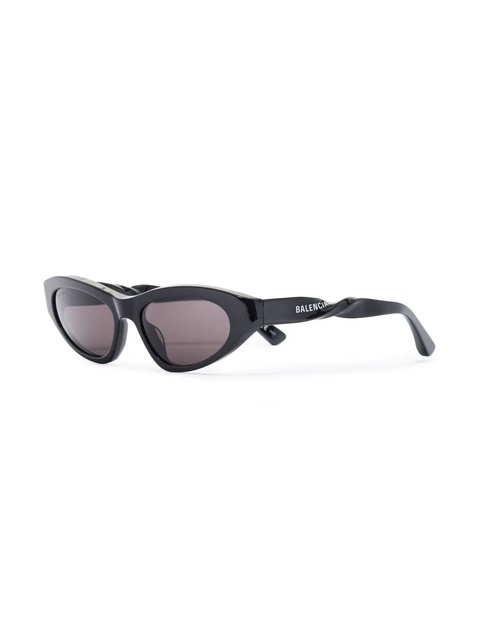 Balenciaga Eyewear Twist logo-print sunglasses - Black - zdjęcie produktu nr 2