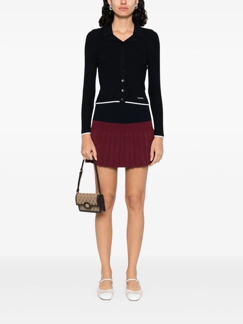 SANDRO cable-knit cardigan - Blue - zdjęcie produktu nr 2