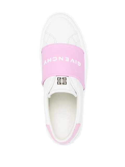 Givenchy leather logo-print sneakers - White - zdjęcie produktu nr 2