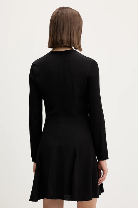 Tommy Jeans sukienka kolor czarny mini rozkloszowana DW0DW21916 - zdjęcie produktu nr 2