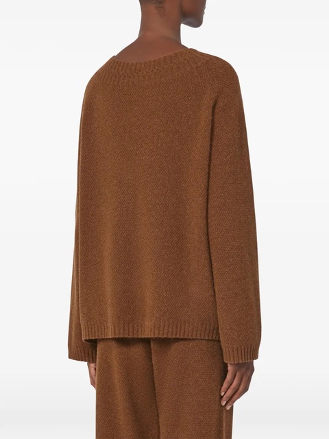 Max Mara long-raglan-sleeves sweater - Brown - zdjęcie produktu nr 2