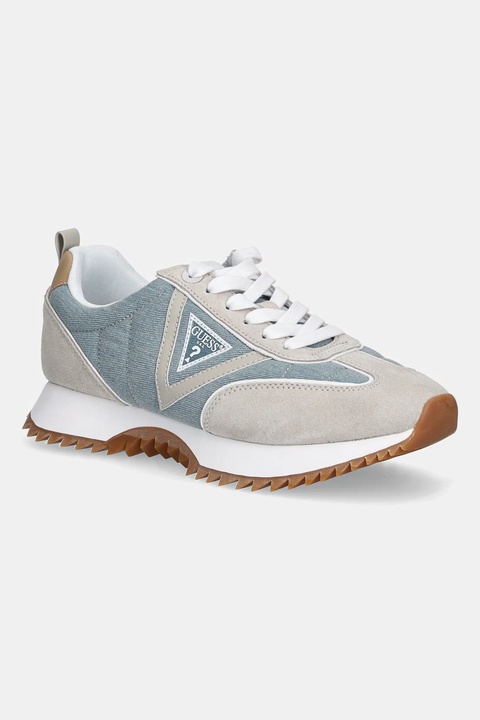 Guess sneakersy BAIL damskie kolor beżowy FLTBAI DEN12 - zdjęcie produktu nr 1