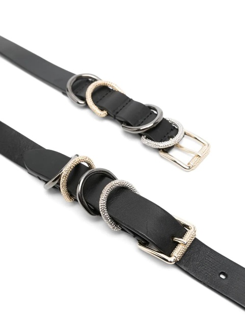 PINKO leather belt - Black - zdjęcie produktu nr 2