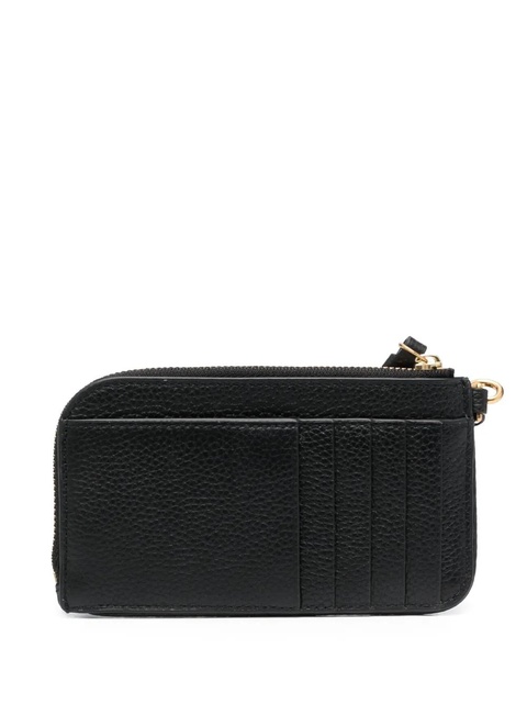 Tory Burch Miller logo-cut card case - Black - zdjęcie produktu nr 2