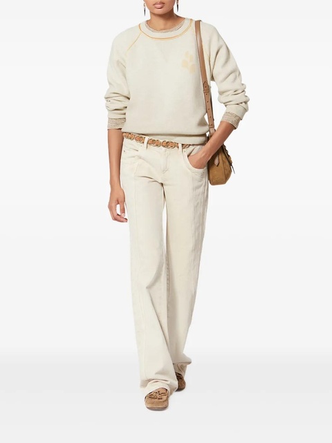 MARANT ÉTOILE Loriby logo sweater - Neutrals - zdjęcie produktu nr 2