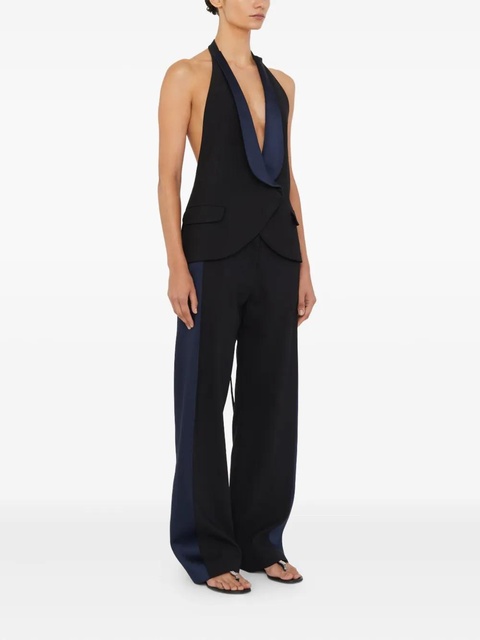 Christopher Esber contrast-panel trousers - Black - zdjęcie produktu nr 2