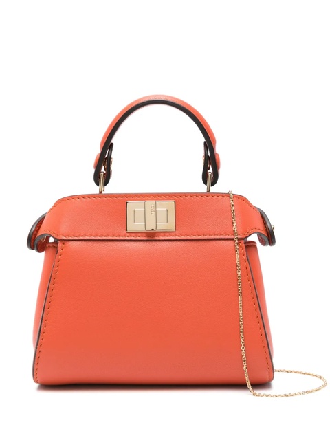 FENDI nano Peekaboo shoulder bag - Orange - zdjęcie produktu nr 1