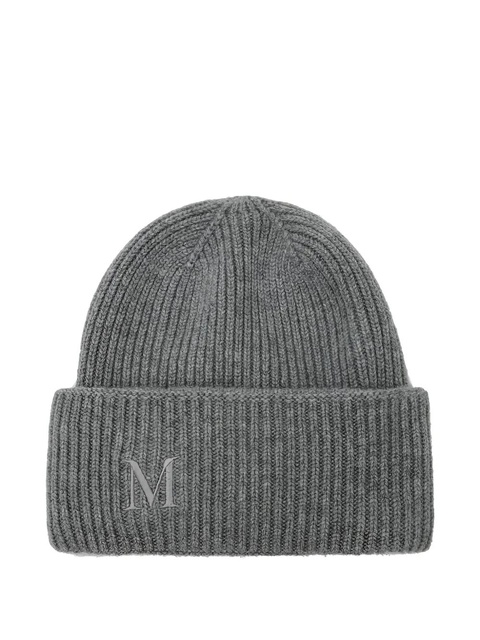 Max Mara ribbed knit beanie hat - Grey - zdjęcie produktu nr 1