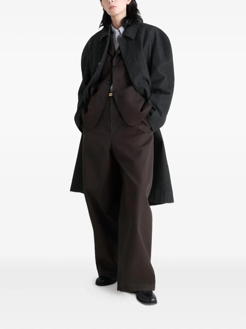 LEMAIRE raglan-sleeve belted coat - Black - zdjęcie produktu nr 2
