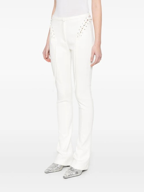 Blumarine eyelet-detail trousers - White - zdjęcie produktu nr 2