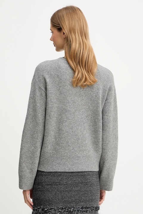 Blugirl Blumarine sweter z domieszką wełny damski kolor szary ciepły RF5155.MA870 - zdjęcie produktu nr 2