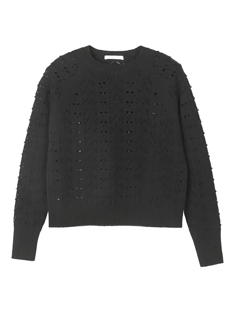 Cecilie Bahnsen Bidane wool sweater - Black - zdjęcie produktu nr 1