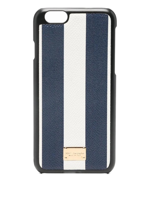 Dolce & Gabbana striped iPhone 6 case - Blue - zdjęcie produktu nr 1