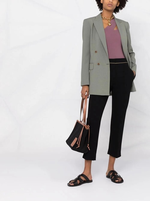 Max Mara Stella cropped tailored trousers - Black - zdjęcie produktu nr 2