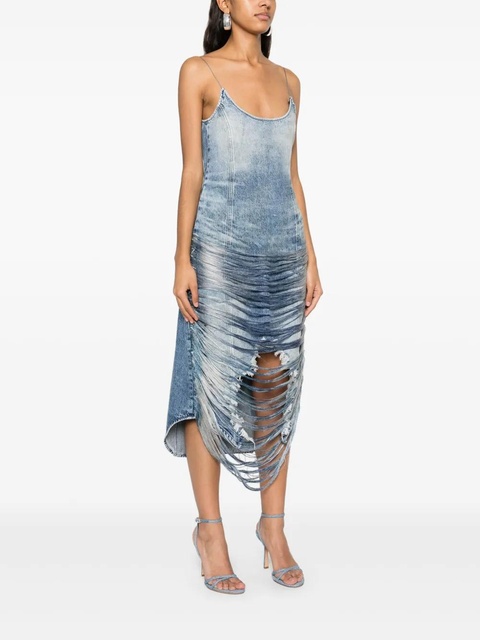 Diesel fringed minidress - Blue - zdjęcie produktu nr 2