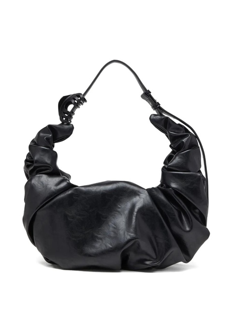 Diesel large Grab-D scrunched shoulder bag - Black - zdjęcie produktu nr 1