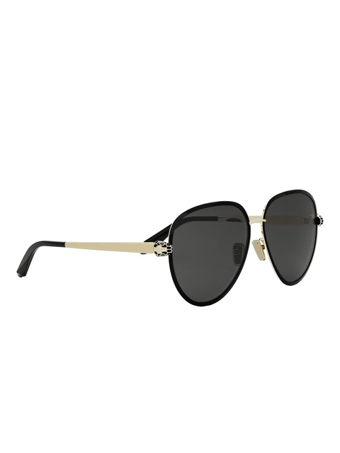 Bvlgari oval sunglasses - Gold - zdjęcie produktu nr 2