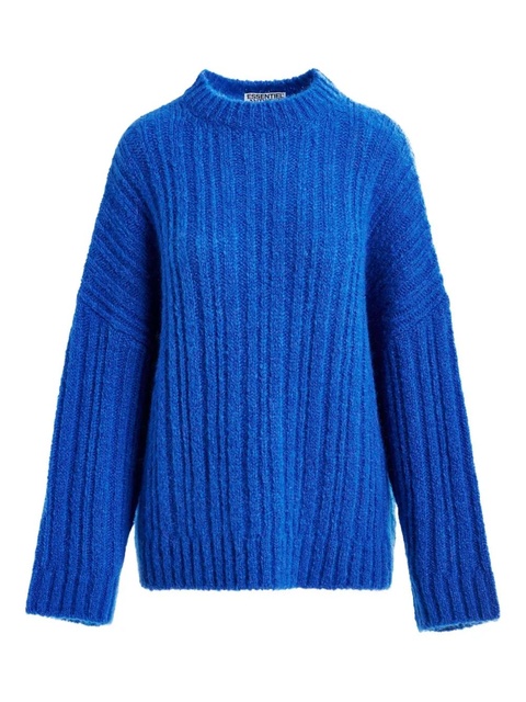 Essentiel Antwerp Imitate ribbed-knit sweater - Blue - zdjęcie produktu nr 1