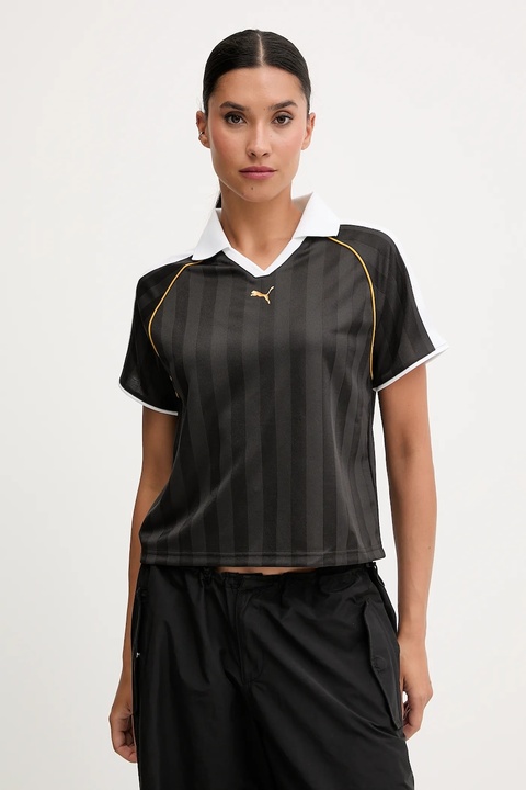 Puma polo damski kolor czarny 632157 - zdjęcie produktu nr 1