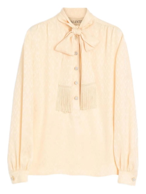Valentino Garavani silk blouse - Neutrals - zdjęcie produktu nr 1