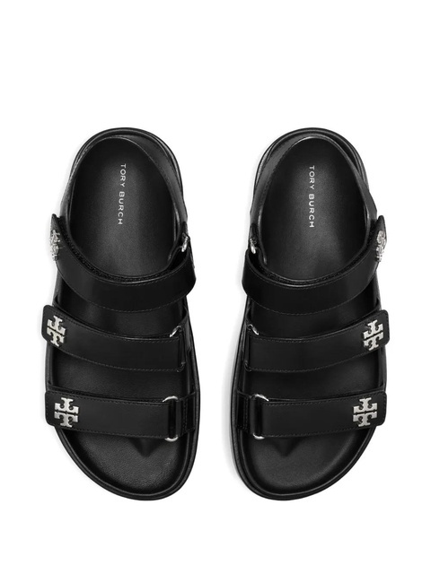 Tory Burch triple strap platform sandals - Black - zdjęcie produktu nr 2