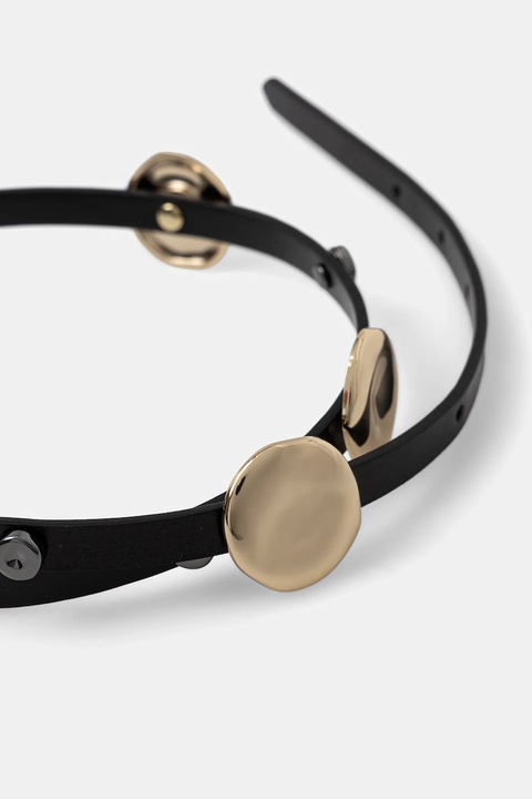 Pinko pasek skórzany damski kolor czarny 105536 A1AC - zdjęcie produktu nr 1