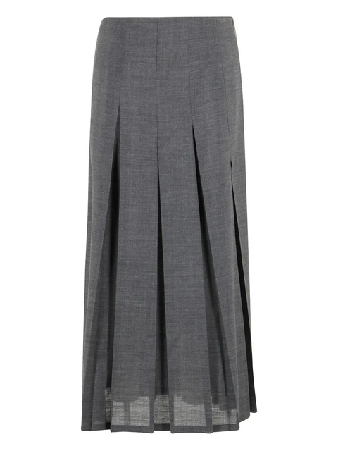 Alysi pleated skirt - Grey - zdjęcie produktu nr 1