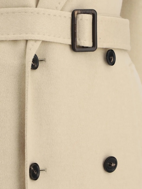 Loro Piana double-breasted belted coat - Brown - zdjęcie produktu nr 2