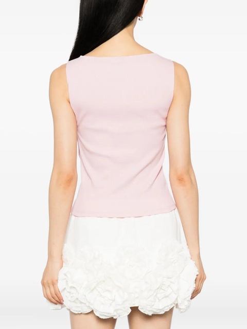 Reformation Hudson knitted vest top - Pink - zdjęcie produktu nr 2