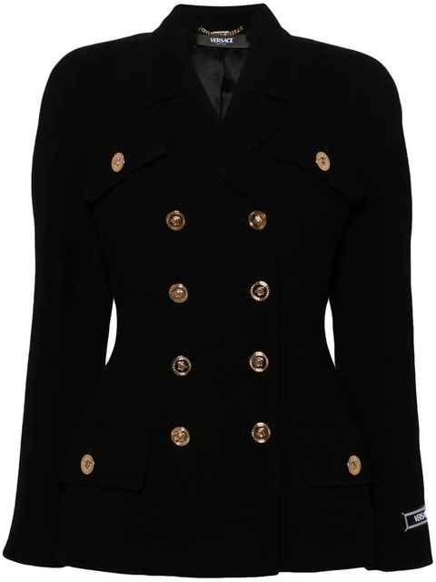 Versace Medusa-motif crepe blazer - Black - zdjęcie produktu nr 1