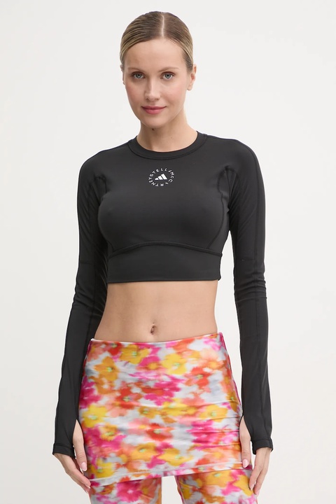 adidas by Stella McCartney longsleeve treningowy TrueStrenght kolor czarny IW3859 - zdjęcie produktu nr 1