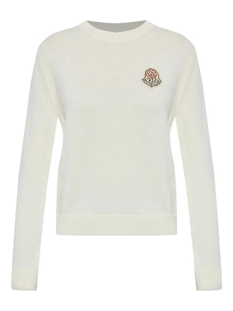 Moncler virgin wool sweater - Neutrals - zdjęcie produktu nr 1