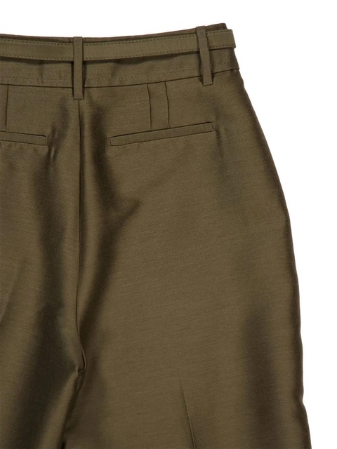 ZIMMERMANN Rebellion structured flare trousers - Green - zdjęcie produktu nr 2