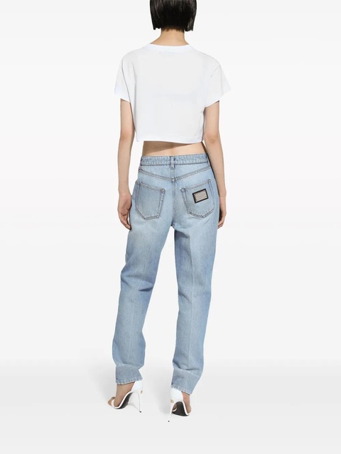 Dolce & Gabbana mid-rise boyfriend-fit jeans - Blue - zdjęcie produktu nr 1