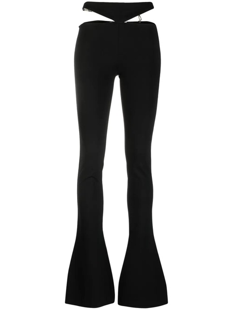 The Attico cut-out flared trousers - Black - zdjęcie produktu nr 1