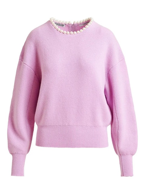 Essentiel Antwerp embellished-neck sweater - Pink - zdjęcie produktu nr 1